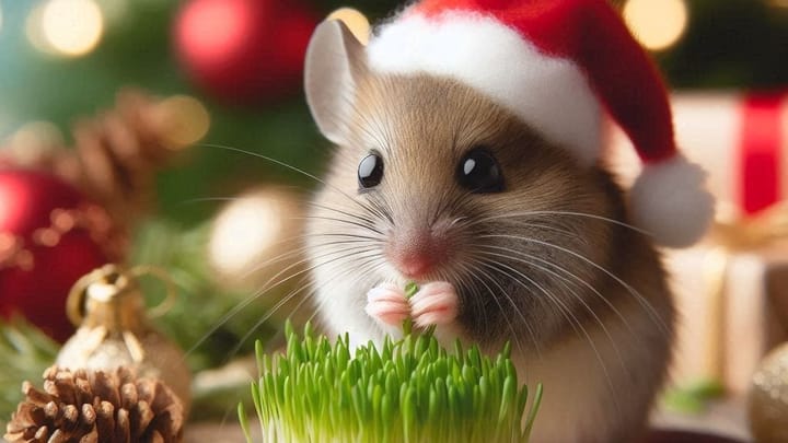 A Mouse's Christmas Feast